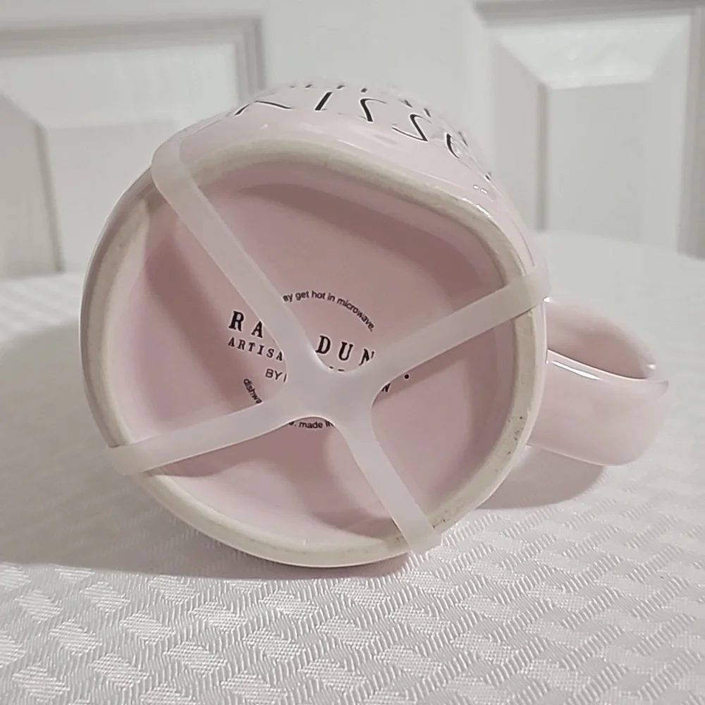Rae Dunn‎ Bunny Kisses mug with topper